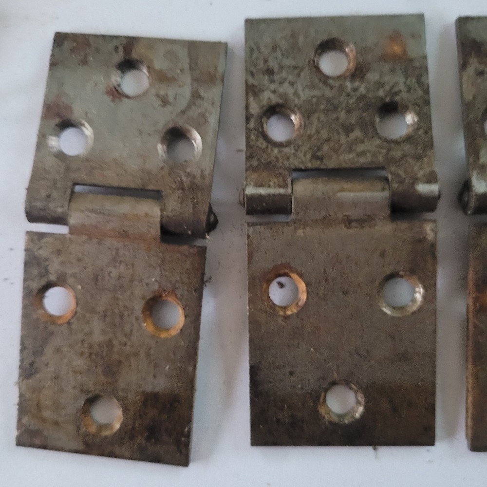 8 Matching Antique Reclaimed Hinges off a Drop Leaf Table