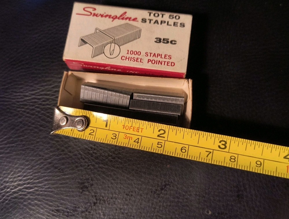 Swingline Tot 50 Staples Open Box