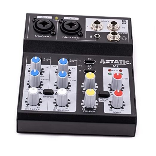 Astatic with USB Interface M2 2-Channel Mixer