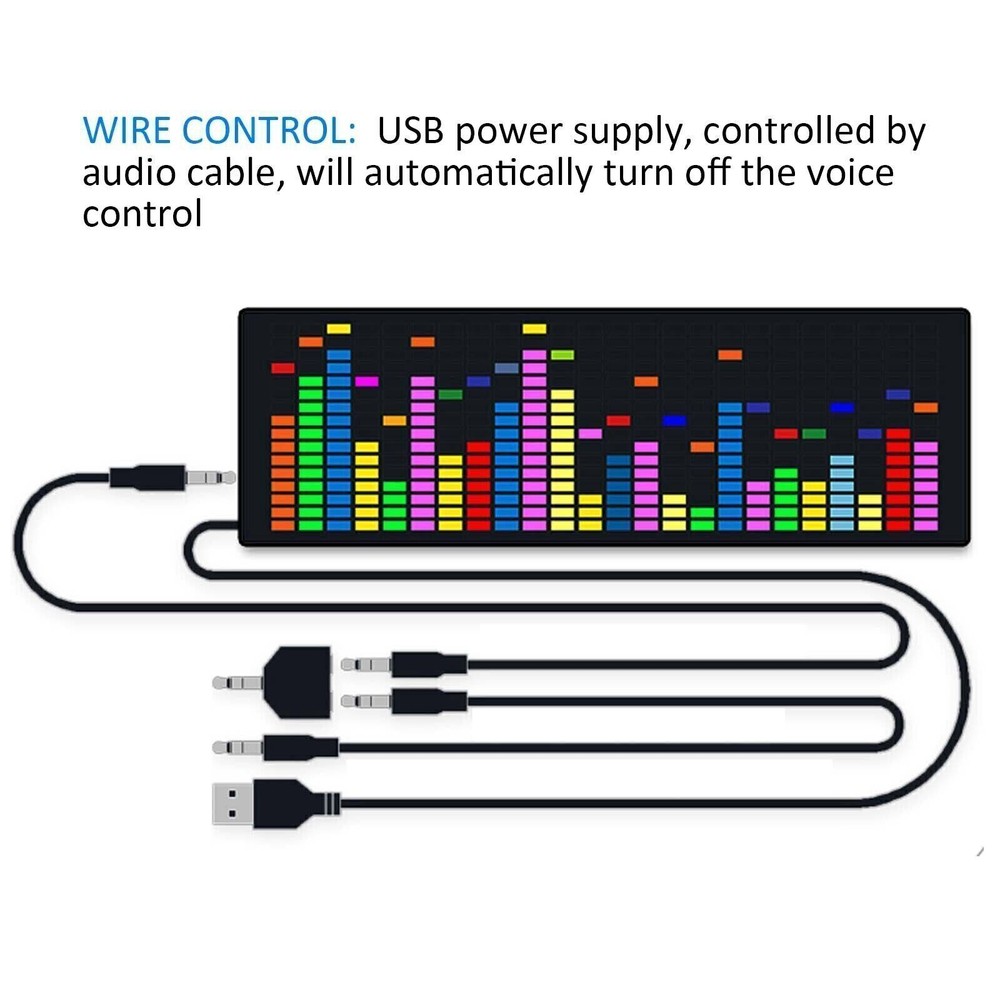 Music Spectrum Indicator VU Meter VFD Audio Level Display Amplifier Board USB