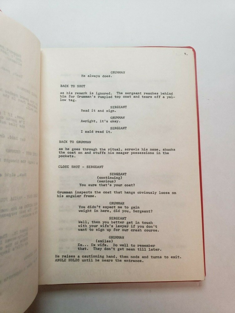 THE TAKE / B.W. Sandefur 1970's Unproduced Move Script Screenplay