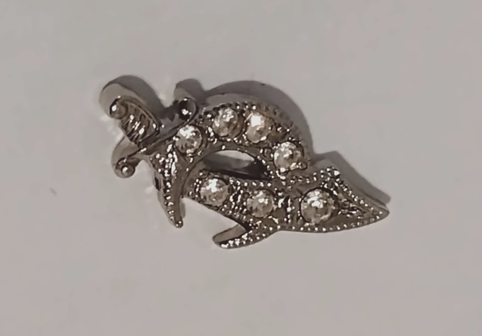 Sparkling Masonic Sword Tiny Tack Pin