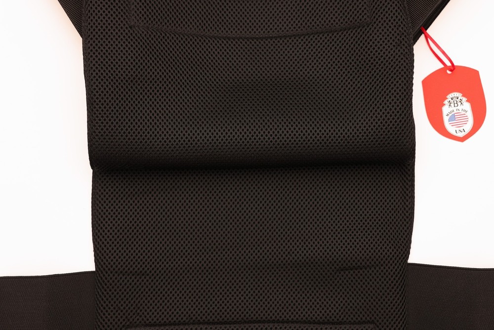 Lightweight Concealable Security Guard Vest +Two 11"x14" Soft Level 3A Panels