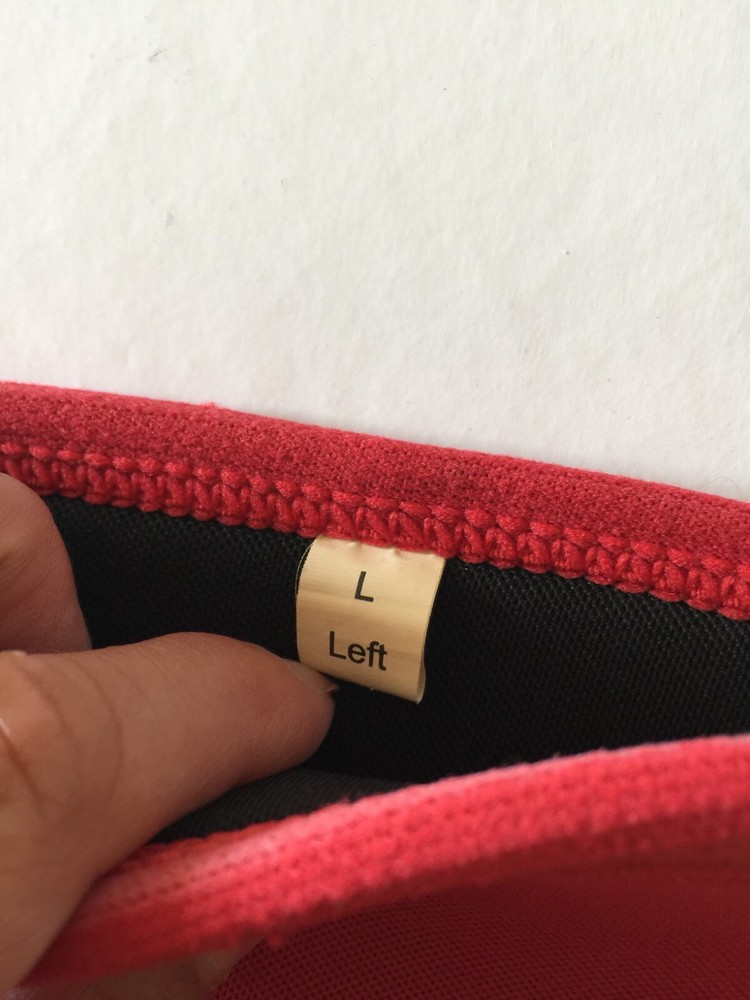 STRONG Lifting LEFT Knee Sleeves Pair Support & Compression Weightlifting LARGE