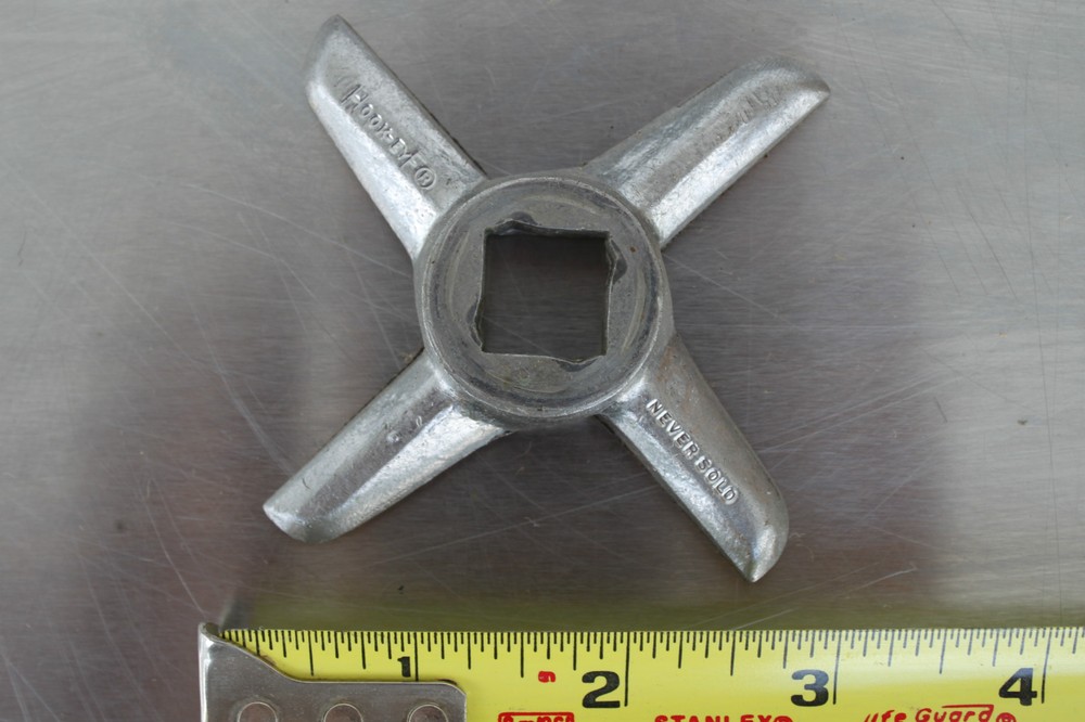 Vintage HOOK-EYE ANK Meat Grinder Blade