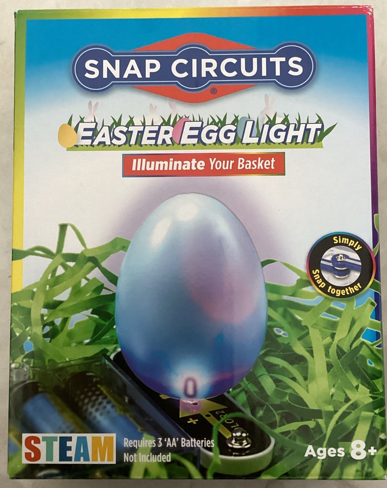 Snap Circuits Easter Egg Light Kit Stem Decorate Illuminate Your Basket Stuffers