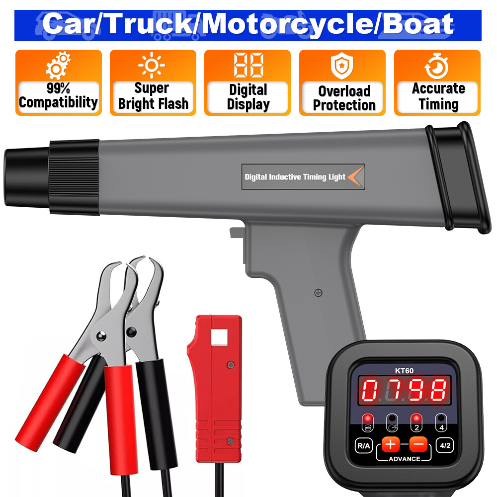 New Car Digital Inductive Timing Light Automotive Engine Ignition Timing Strobe