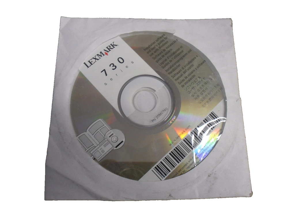 Lexmark 730 Series Installation Software & User Guide Driver CD for Win 20M0660