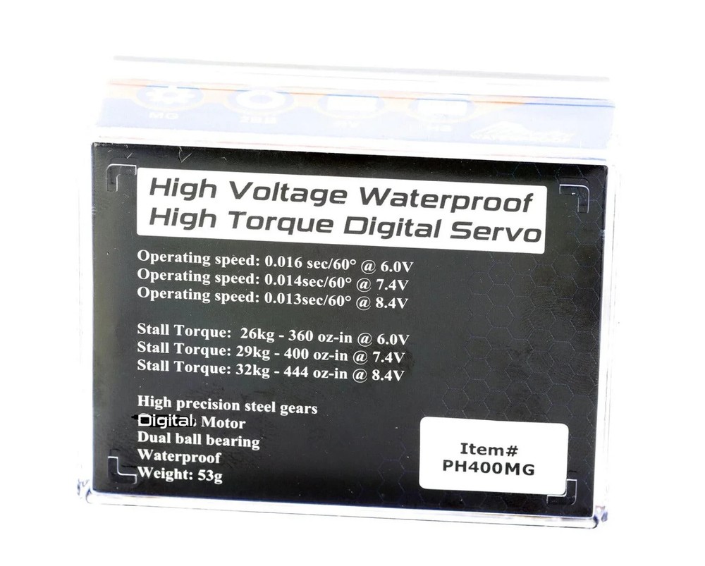 Powerhobby PH400MG Waterproof High Torque Servo New