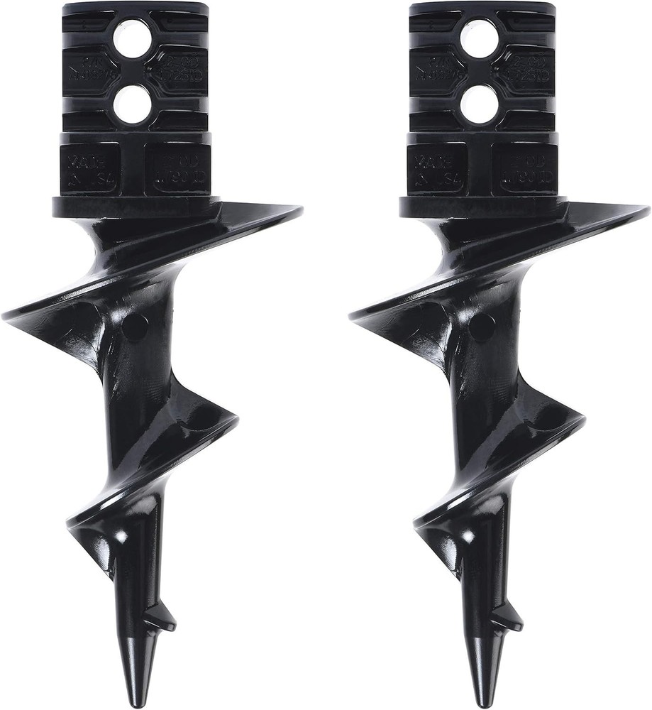 Two-Pack Aluminum Dock Auger - Lightweight, Heavy-Duty Stabilization Solution