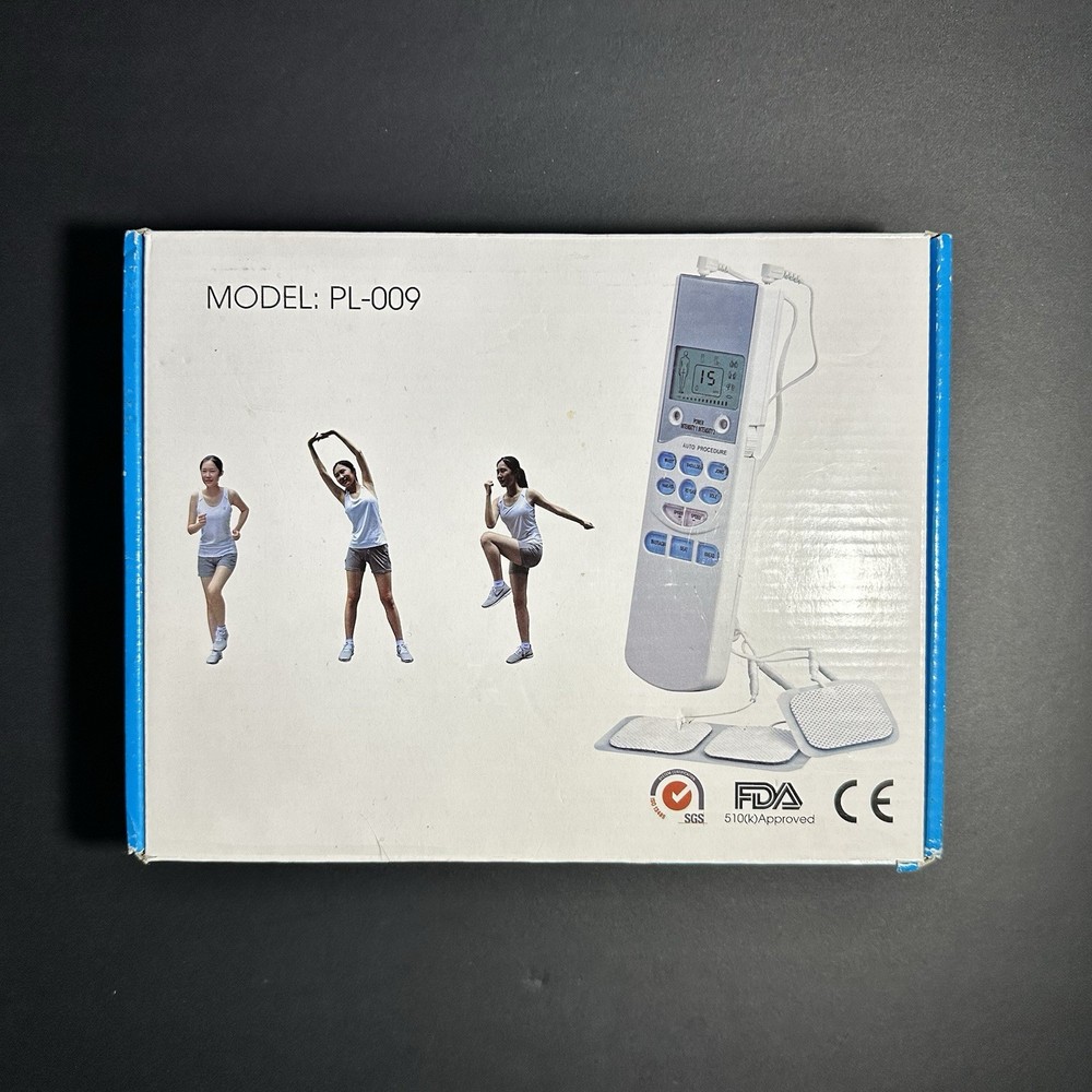 Electronic Pulse Massager PL-009 Adjustable Power, Auto Procedure - Used!