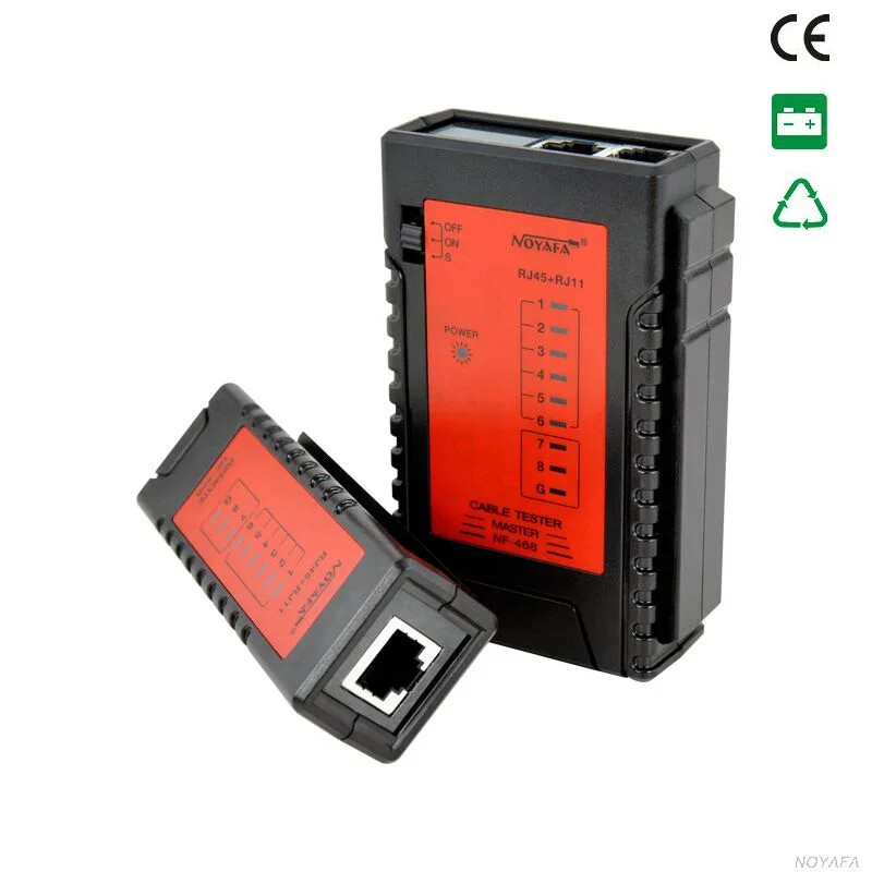 Ethernet Cable Tester RJ45 CAT5E CAT6 LAN Cable Tester Network Test Wire Check