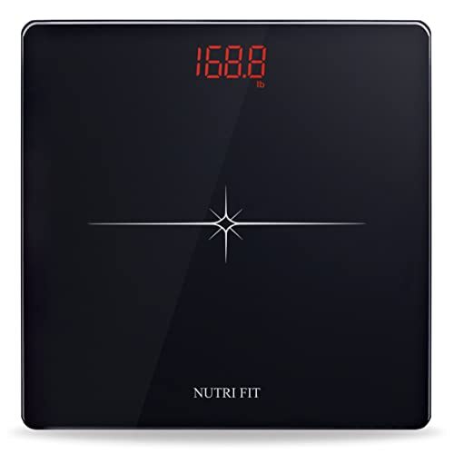 Digital Scale for Body Weight Precision Bathroom Weighing Scale Step-On Techn...