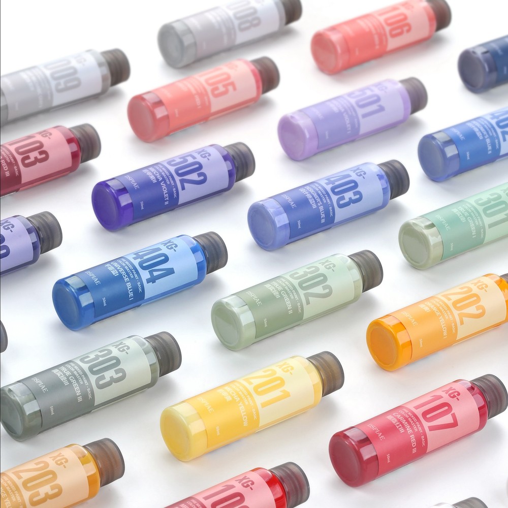 1PC DSPIAE XG Series Water-based Pre-mixed Paint 50ML - Basic Color Master