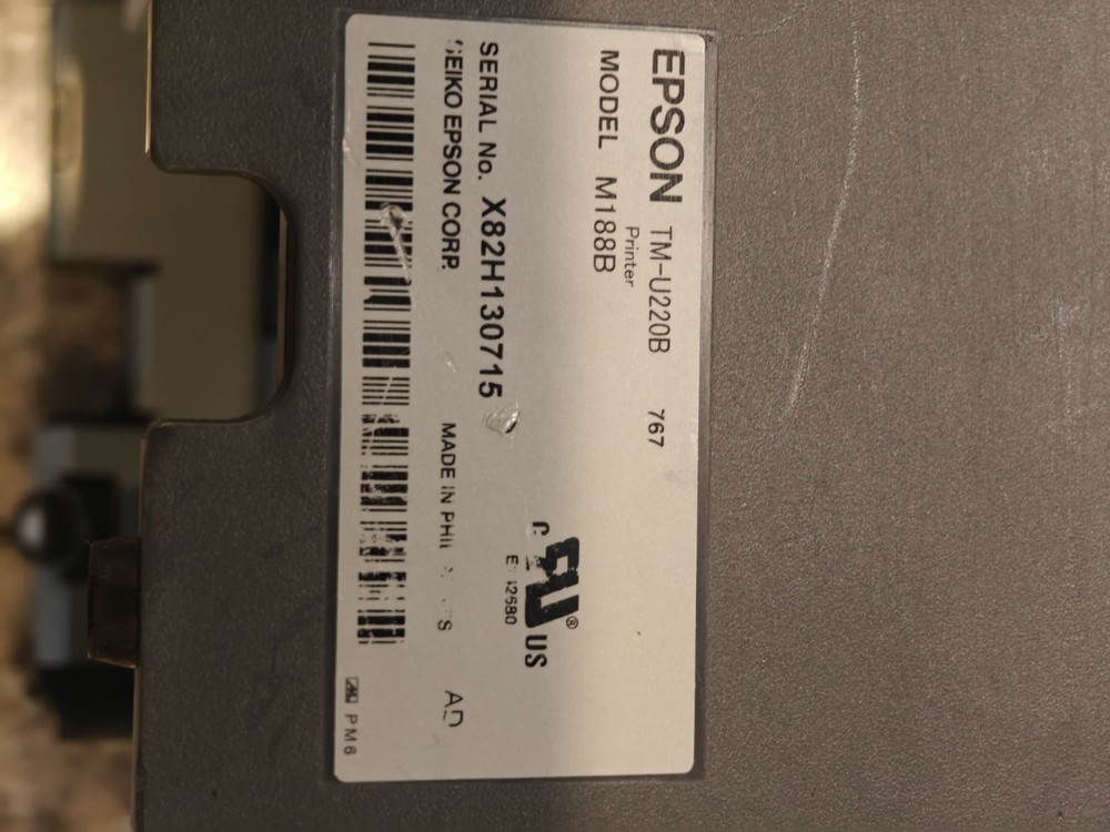 Epson TM-U220B Receipt Printer Ethernet M188B