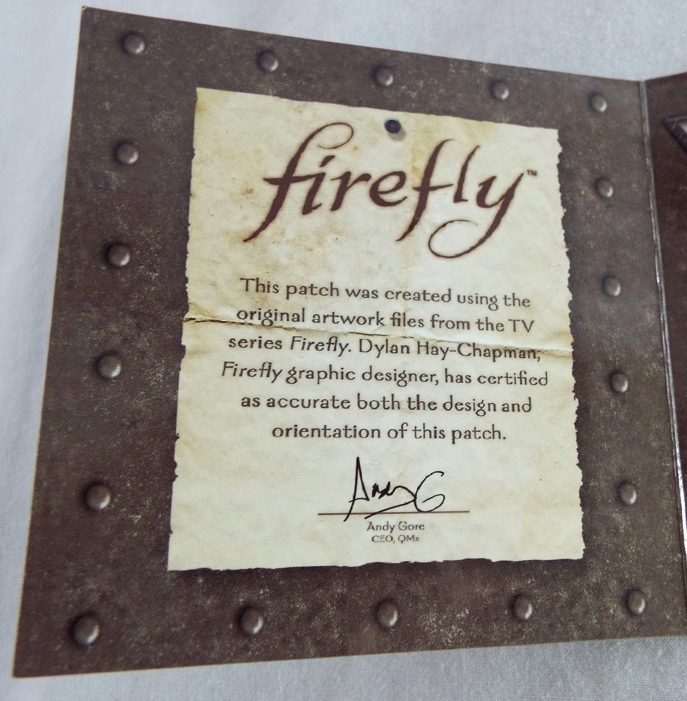Lootcrate Exclusive Firefly Independents Patch 2016