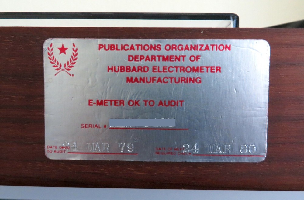 American Mark V E-Meter.  Hubbard Electrometer Circa 1979.