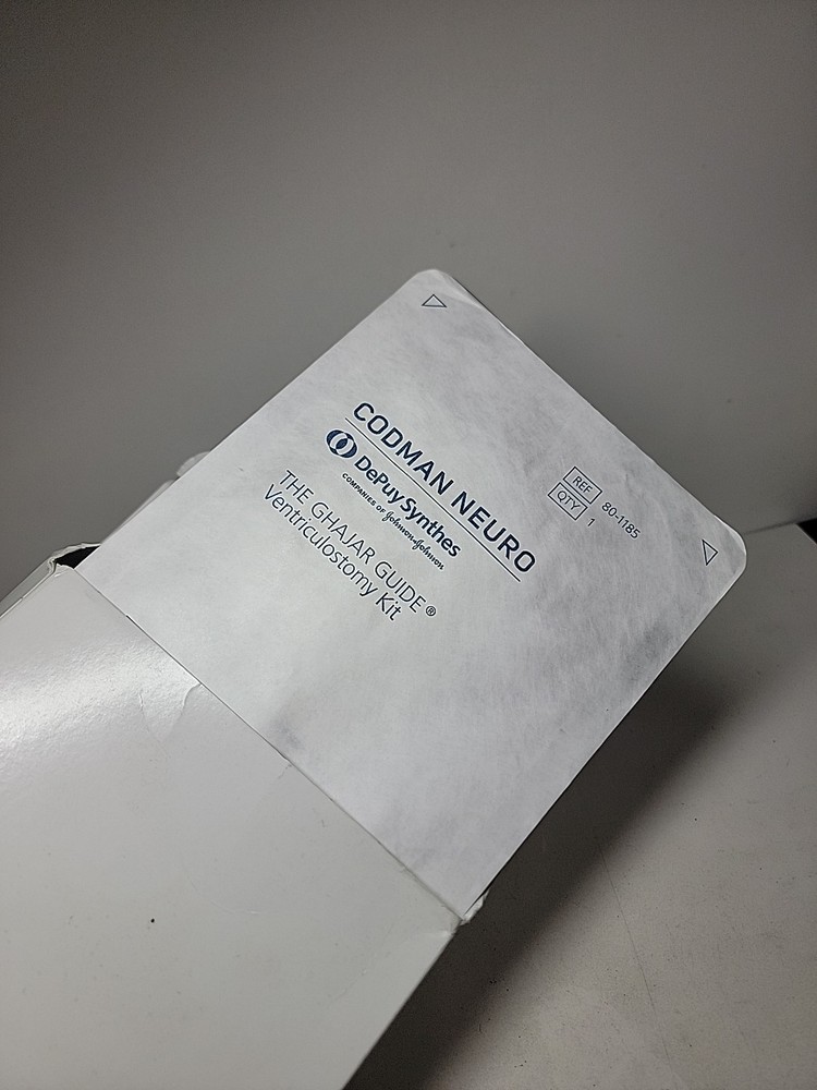 CODMAN 80-1185 GHAJAR Guide Ventriculostomy Kit READ
