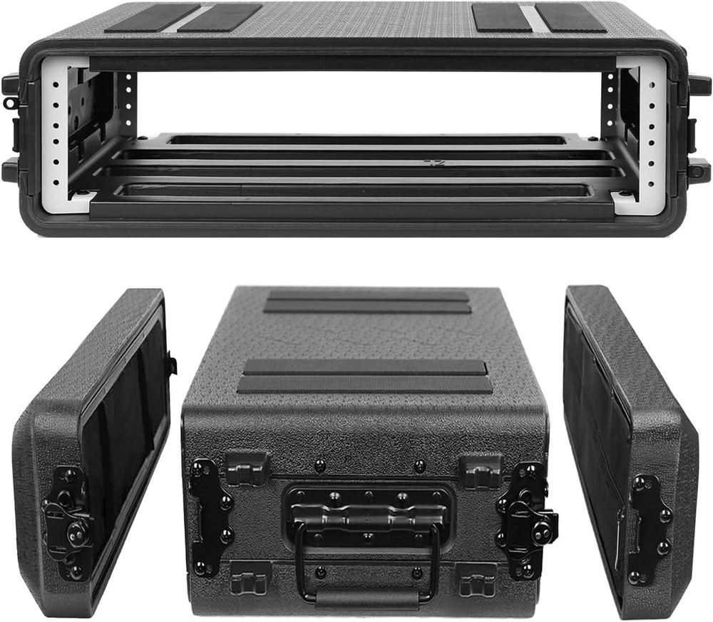 19 Inch 2U Rack Case Waterproof Shock Mount