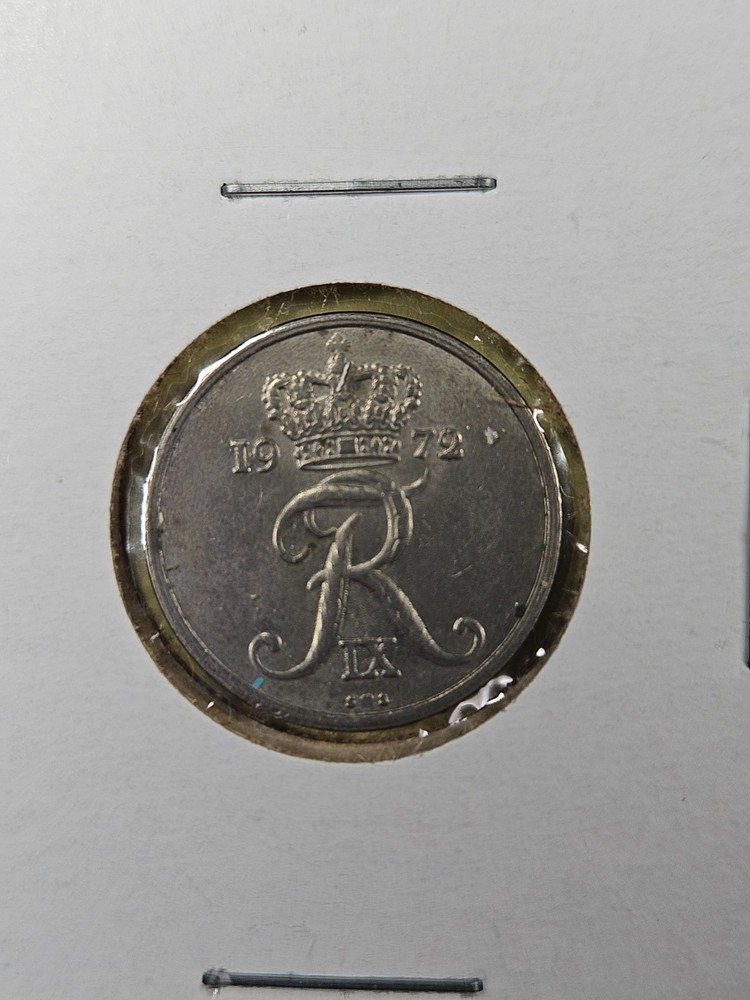 COINS - DENMARK - 10 ORE 1972