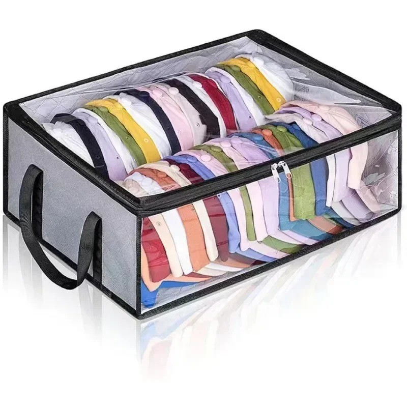 Collapsible Baseball Cap Storage Box, Large Capacity Multifunctional Hat Bag, Ca