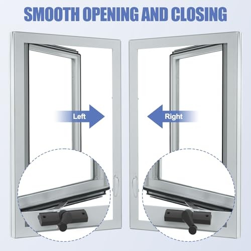 Split Arm Operator (Right Hand) with Handle Easy Replacement Black Right Hand