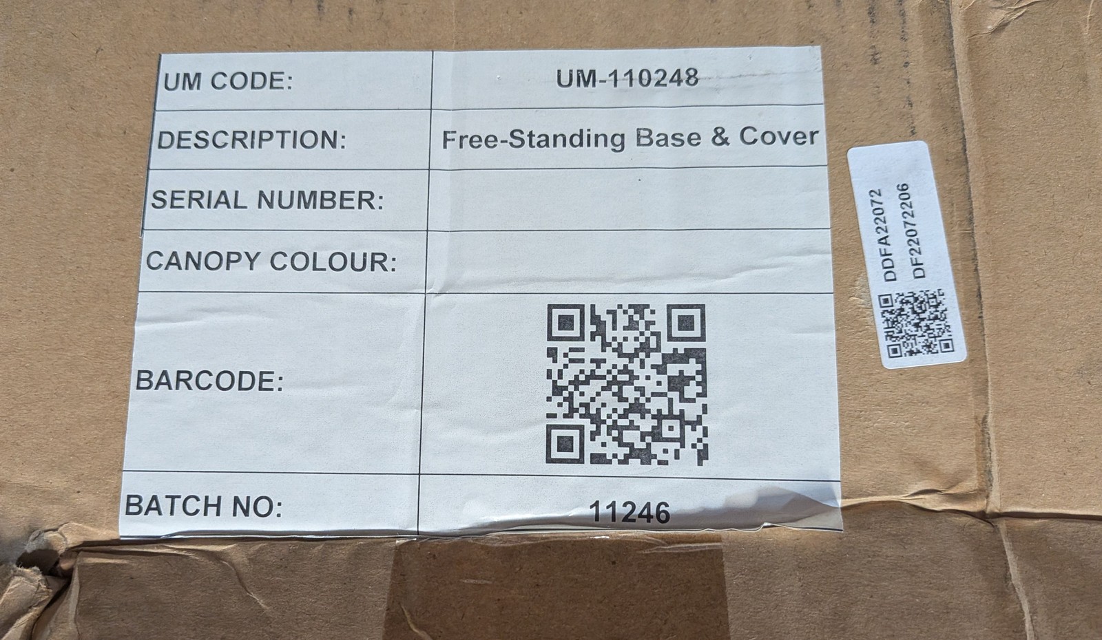 ShadowSpec UM-110248 Free-Standing Serenity/Unity Umbrella Base & Cover *READ*