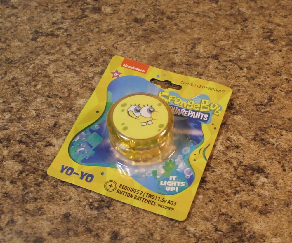 Nickelodeon SpongeBob SquarePants Light Up YO-YO New
