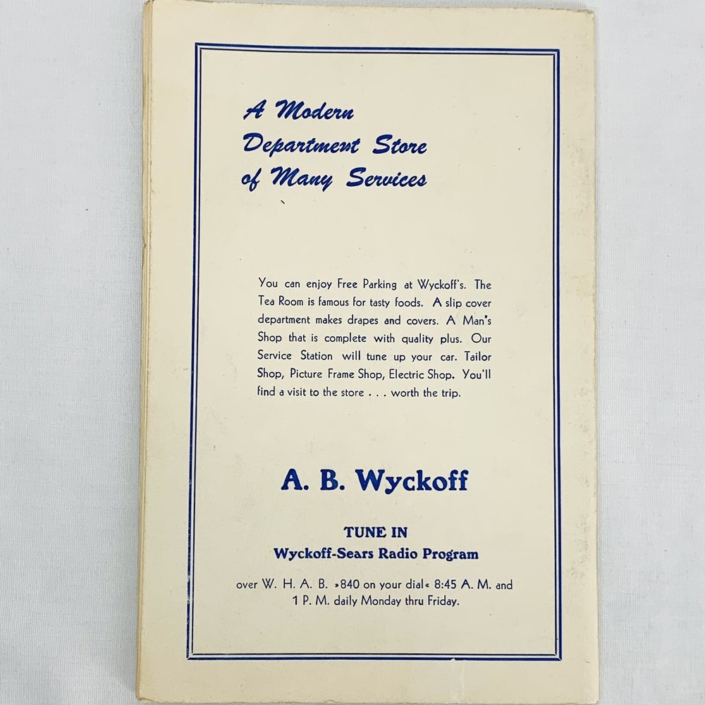 Stroudsburg Pennsylvania School Smithfield Spring Concert Program May 1948