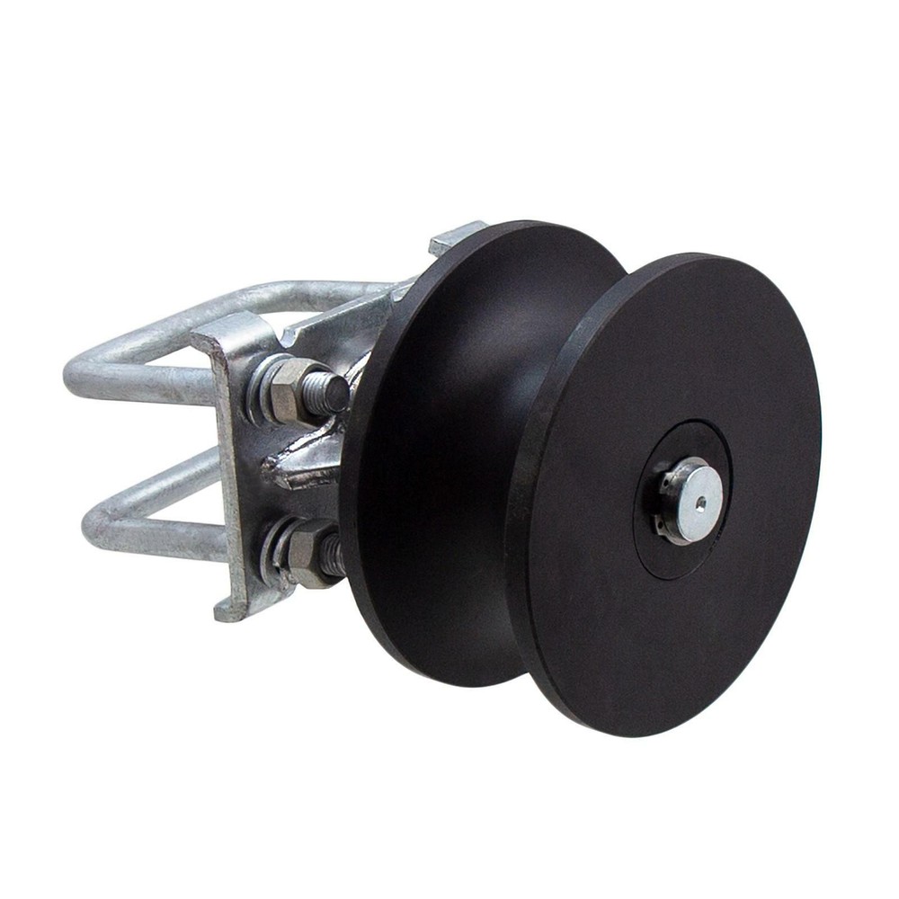 4" Square Post x 2 1/2" Round Gate Frame Nylon Cantilever Roller Gate Roller