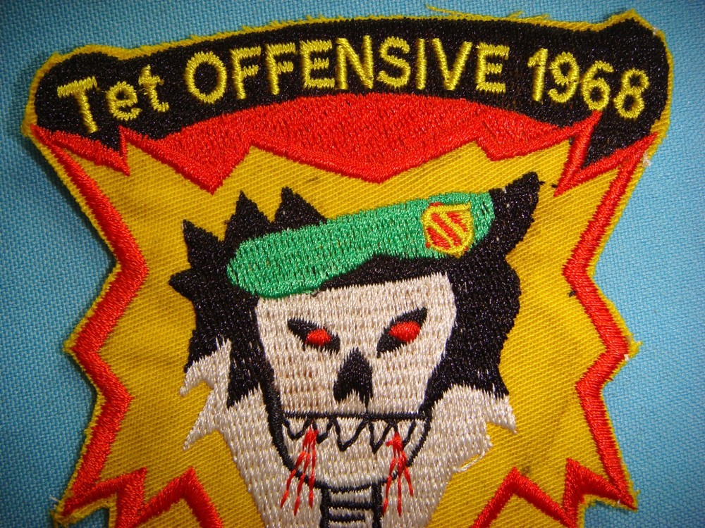 VIETNAM WAR PATCH, US 5th SF Grp OPERATION TET OFFENSIVE 1968