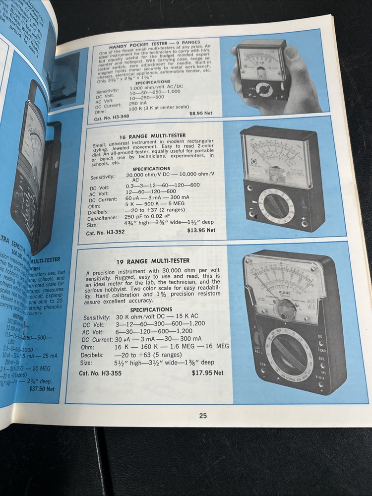 Alectro Handbook Guide Book Catalog Parts Electronics