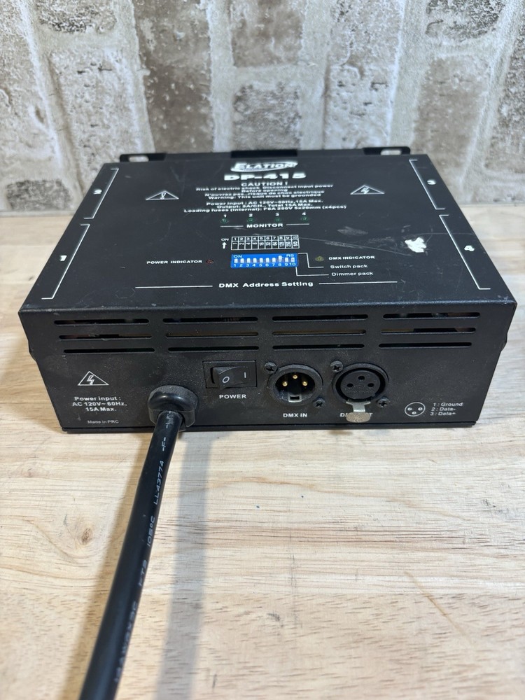 ⭐️Elation DP-415 4-Channel Dimmer / DMX Controller⭐️Please Read Untested⭐️