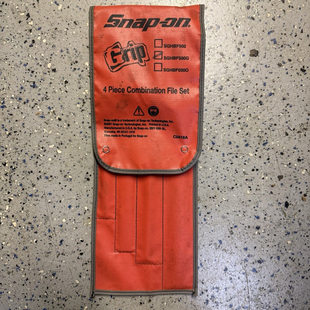 Snap-on 4 Piece File Set. SGHBF500G