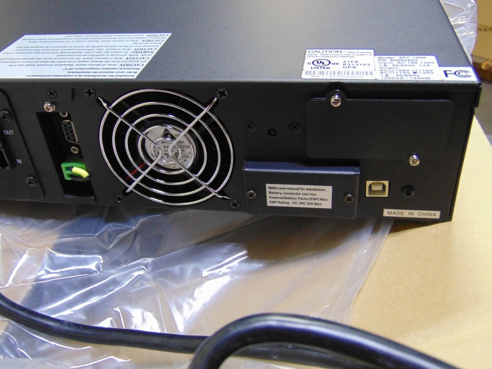 Xtreme Power Conversion UPS Backup Unit XFC-1500 120v 1500VA