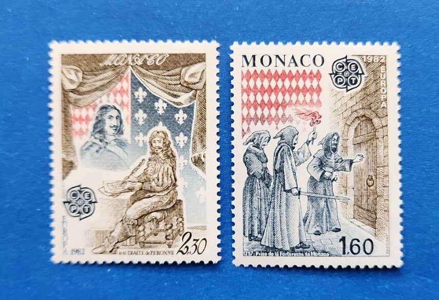 Monaco Stamps, Scott 1329-1330 MNH