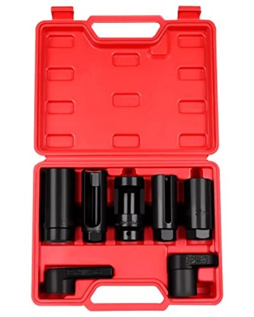 7pcs Sensor Socket Oil Pressure Sending Unit Master Sensor Socket Tool Kit