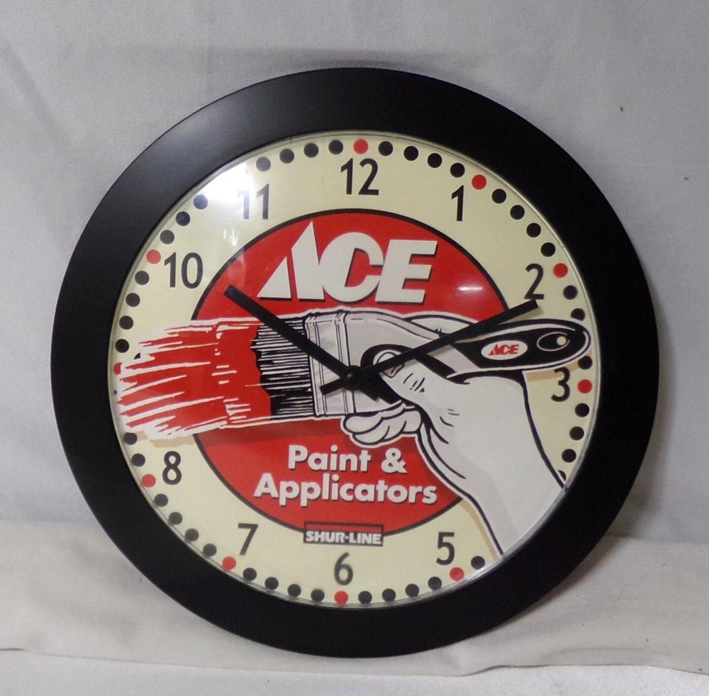 Ace Hardware Advertising Wall Clock