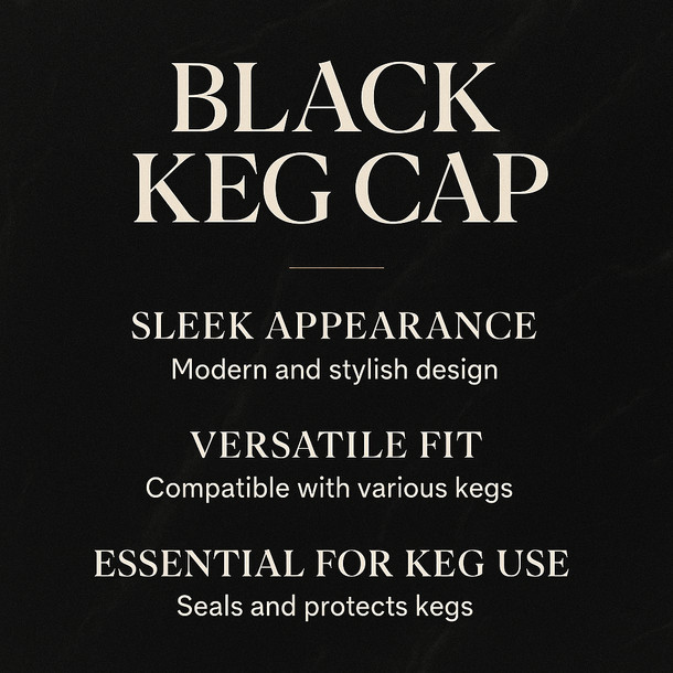 LD Carlson Black Keg Cap