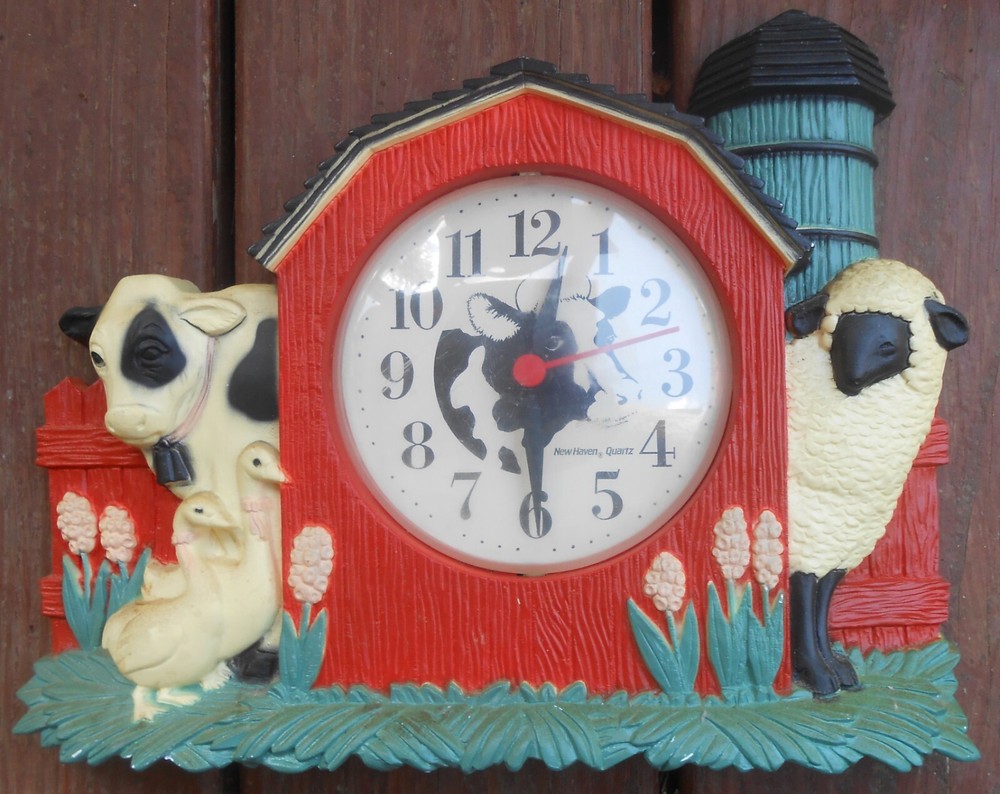 Burwood farm New Haven wall clock, works