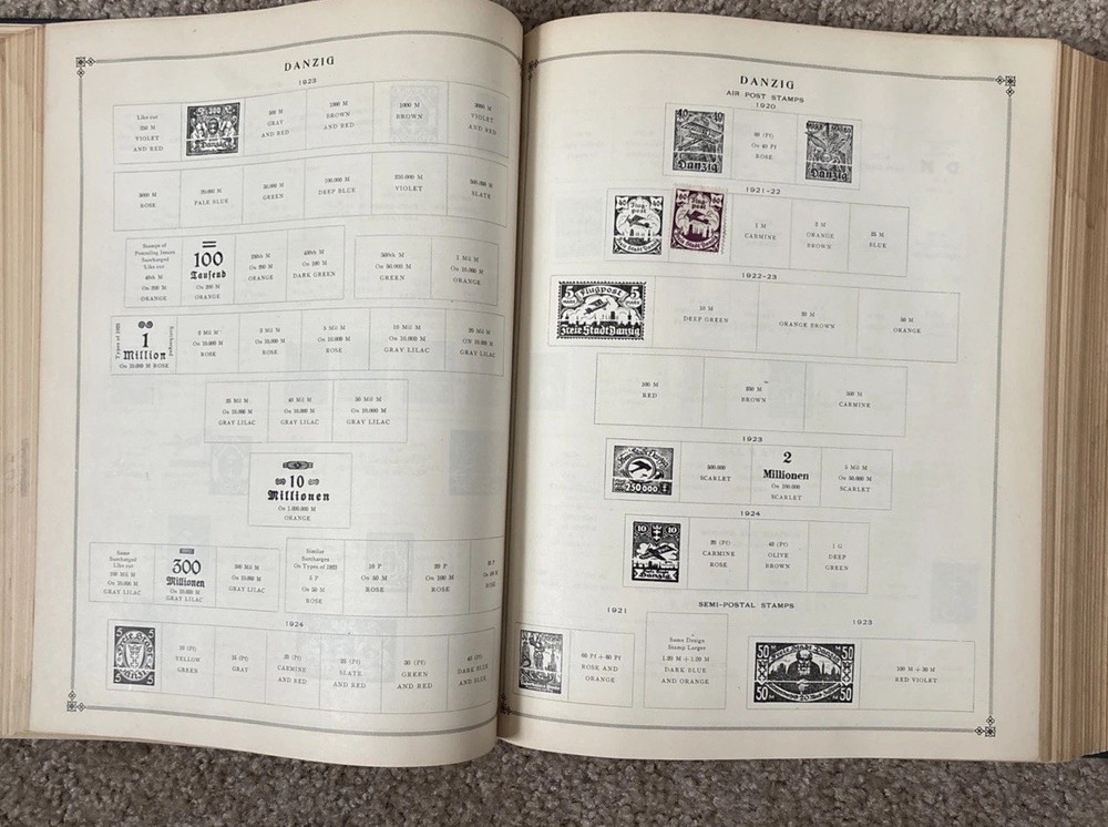 International Junior Postage Stamp Album 1930 Including Stamps