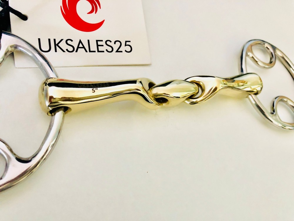 Wilkie Bevel 14MM Verbindend Angled Snaffle Bit (UKSALES25®) *SAME DAY DISPATCH*
