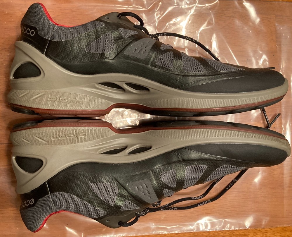 Men's ECCO Performance BIO Green Black Gray Athletic Shoes Size 42 NiCe!
