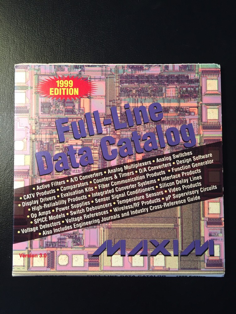 Data Book = Maxim Semiconductor Six Volume Set plus Applications Highlight = Lot