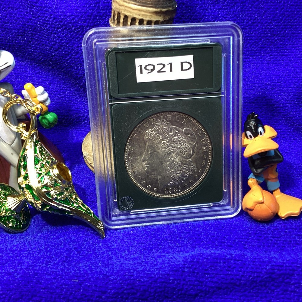 1921 D MORGAN SILVER 💰 ONLY “ D “ MINTED MICRO “ D “ UNCIRCULATED🗝️