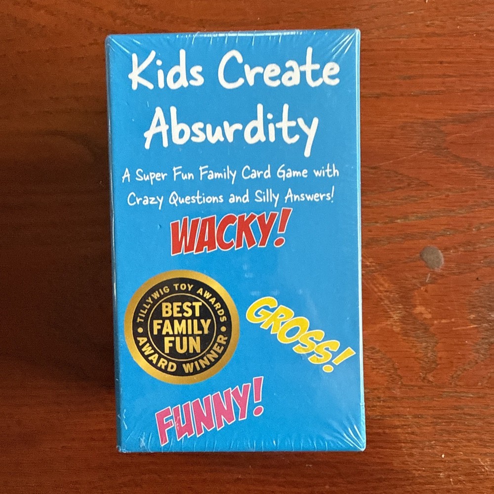 Kids Create Absurdity Card Game New Sealed