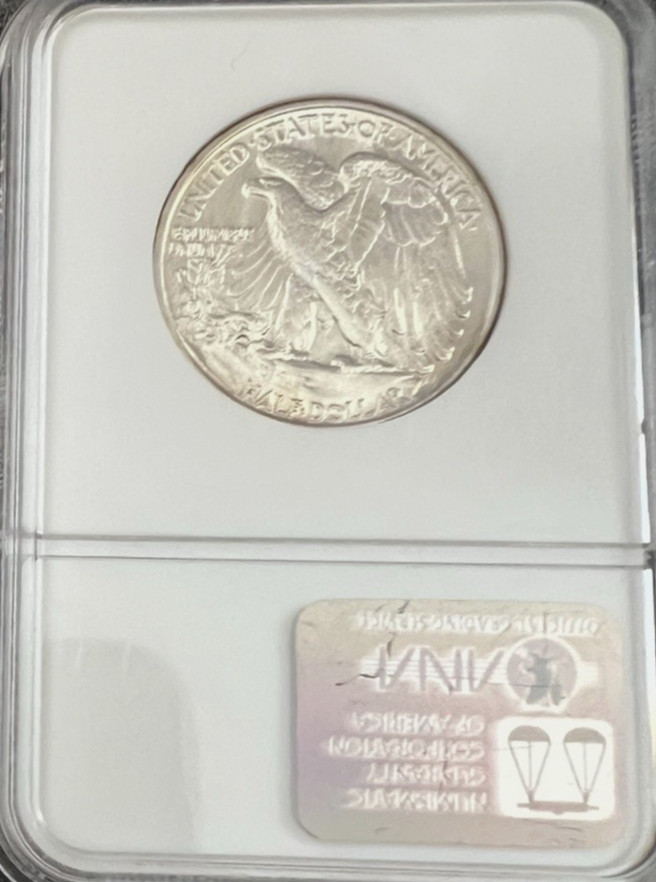 1944-P Walking Liberty Half Dollar NGC MS62
