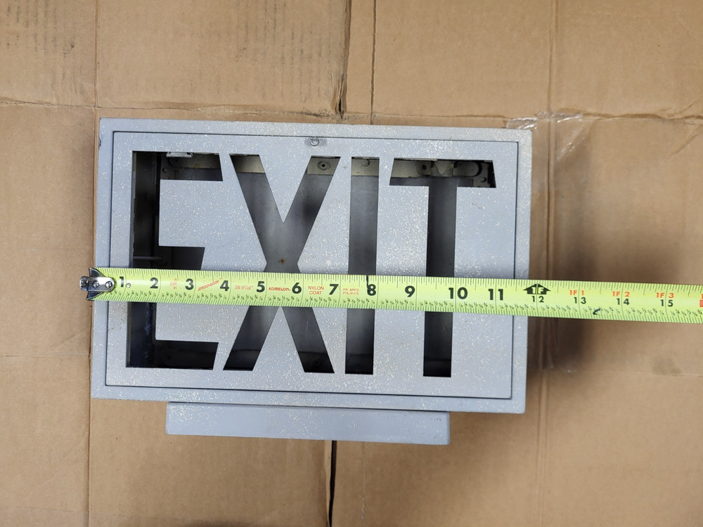 Exit Sign Light Fixture Metal Housing
