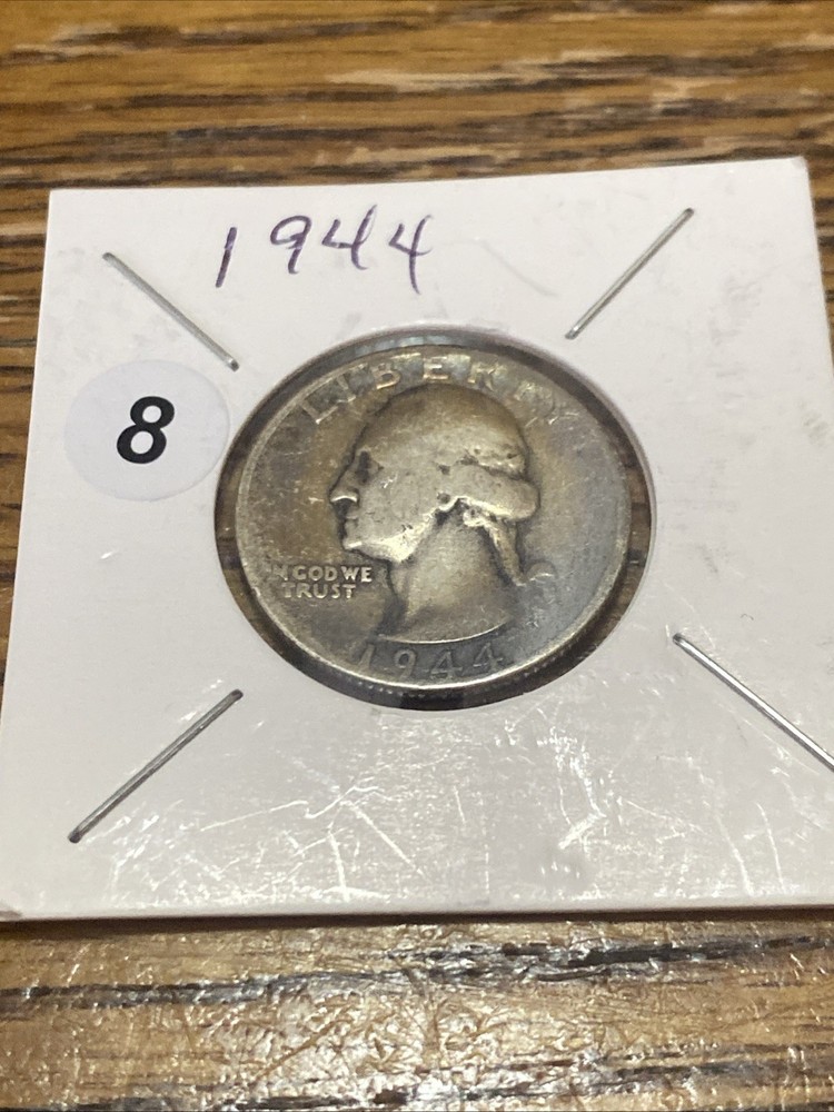 Toned 1944 Washington Quarter