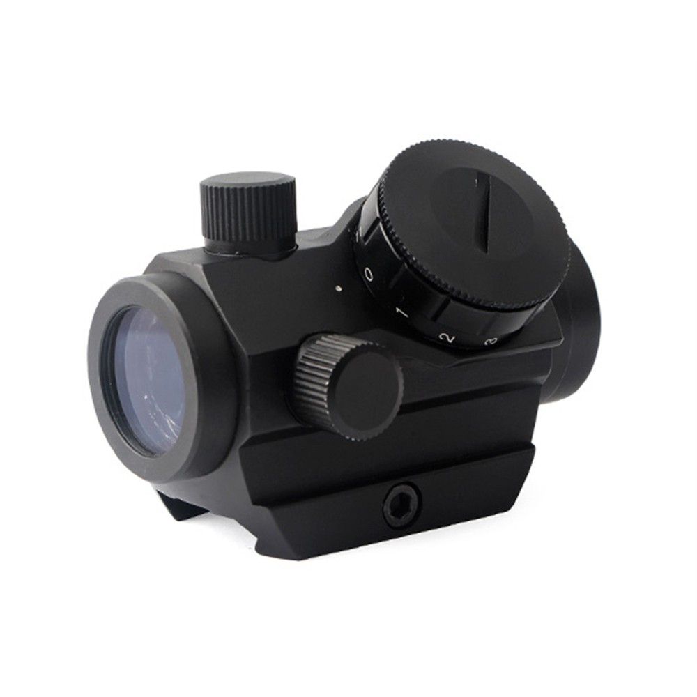 Micro Red Dot Sight Scope 3 MOA 1x25mm Reflex Sight W/ 1'' Riser 20mm Rail Mount